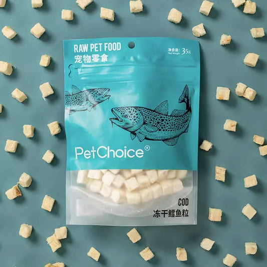 PetChoice爪子心选 冻干鳕鱼粒 35g [Freeze-Dried Cod, for Cats and Dogs 35g]